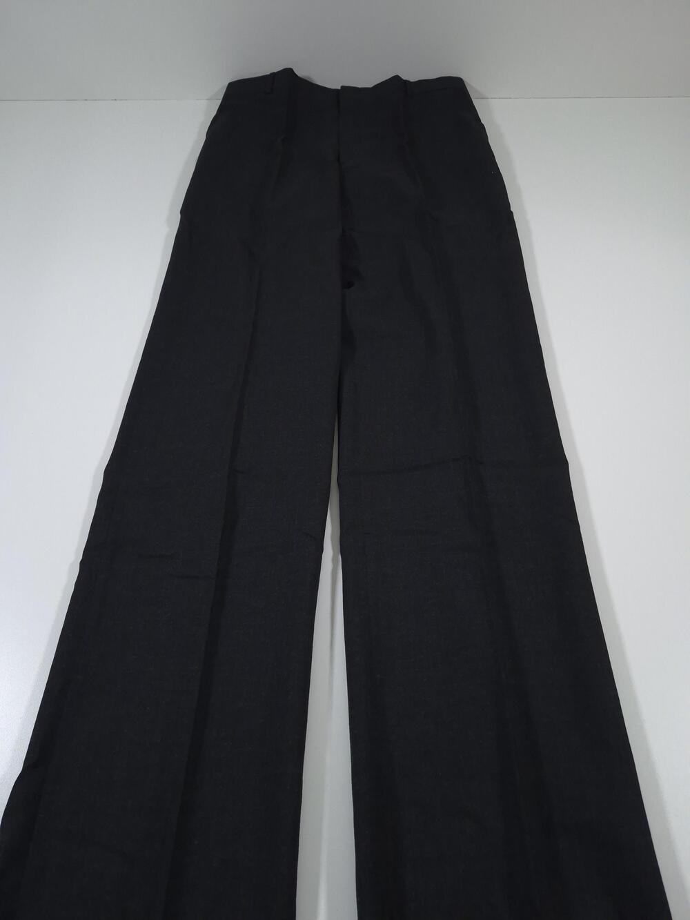 VTG John Alexander Dress Pants Mens 36x36 Gray Wool Flat Front Formal NWT
